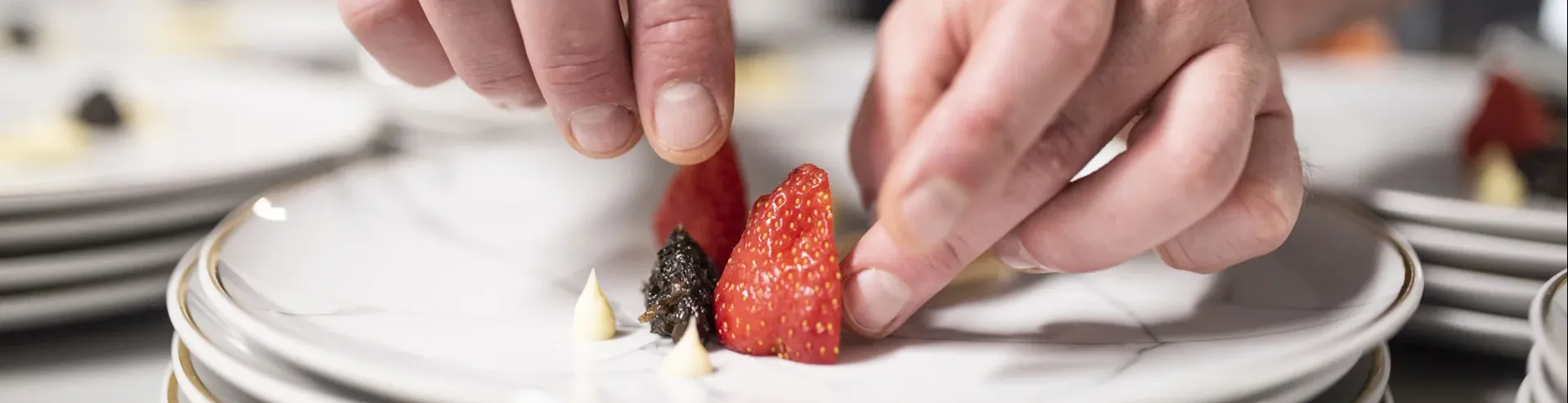 a chef preparing food 